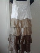 Image of Robbi Bee Silk Tier Dress Sz 16 Brand New 