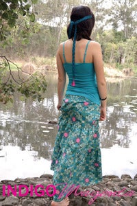 Image of Bohemian Rhapsody Tiered Maxi Skirt