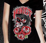 Image of Day of the Dead - Red - Womens V-Neck
