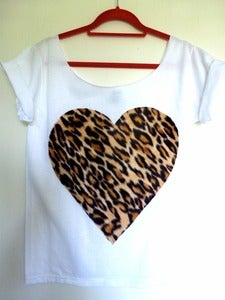 Image of Off The Shoulder Heart Tee