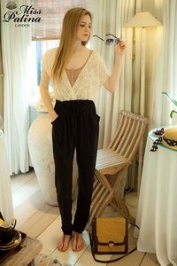 Image of Fun 'n' Frolicks Playsuit (Black Bottom)