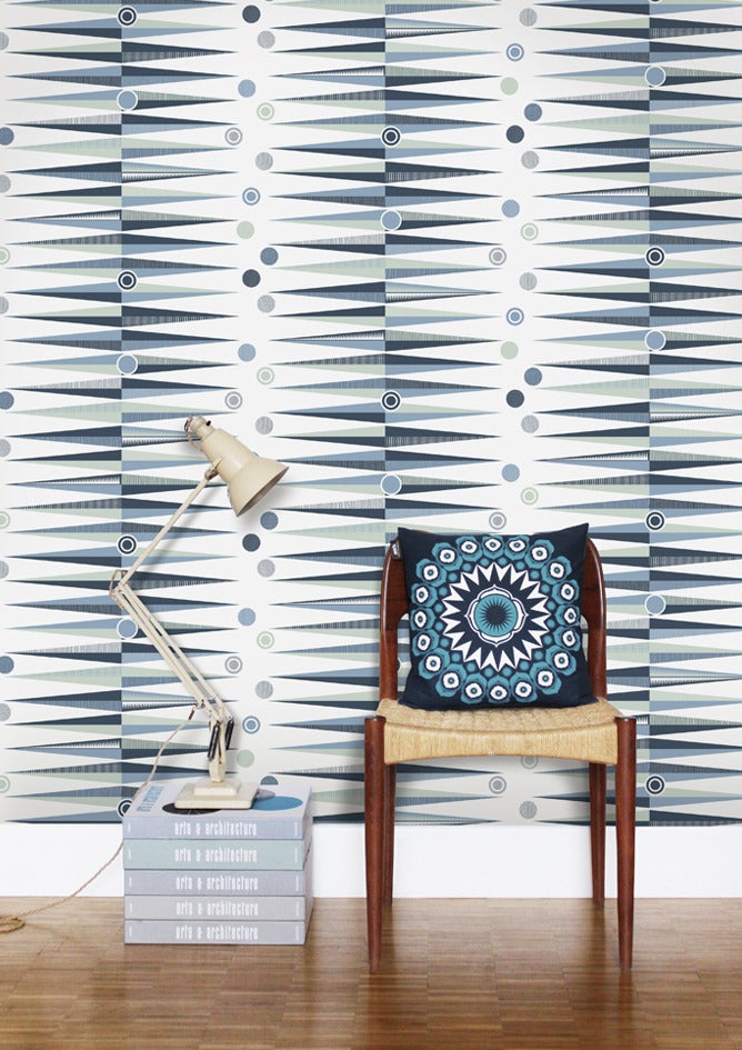 Image of Backgammon Wallpaper - Chalkhill Blue