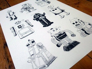 Image of Robots Digital Print