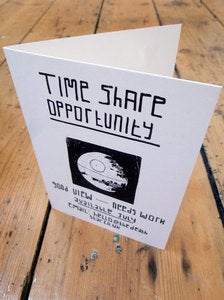 Image of Time Share Opportunity/Death star - Greetings Card 