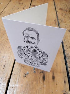 Image of Tat Man Greetings Card