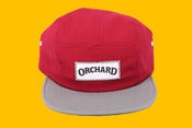 Image of Orchard 5 Panel Hat - Blood and Granite Duck Canvas