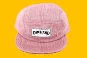 Image of Orchard 5 Panel Hat - Red Linen