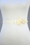 Image of Tea Stained Hydrangea Bridal Sash