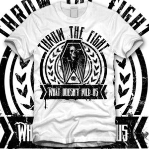 Image of What Doesn't Kill Us tee - white