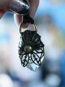 Image of Crystal and Brass Pendant