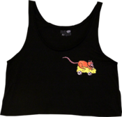 Image of SK8RATS Rat Cheese Board Women Crop Tops