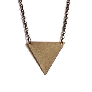 Image of Inverted Triangle Necklace
