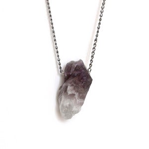 Image of Natural Rough Amethyst Necklace