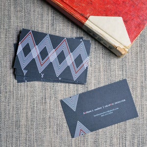 Image of Triangle Stripes Calling Cards