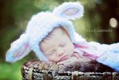 Image of Newborn Lamb Bonnet Crochet Pattern PDF 88