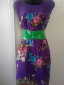 Image of Torrid Purple Net Floral Dress 