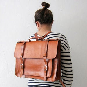 Image of Backpack #1 Leather Satchel