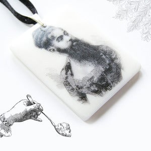 Image of The Fully Illustrated and Bearded Lady Pendant