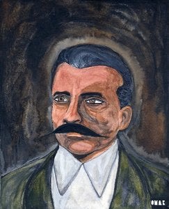 Image of 'Zapata - Revolutionary' ~ Painting by Pmar Zingaro Bhatia