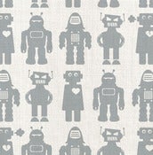 Image of solid robots - fabric strike off