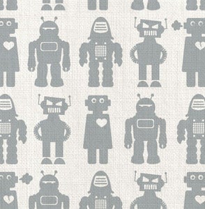 Image of solid robots - fabric strike off