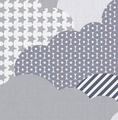 Image of clouds - fabric strike off