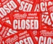 Image of CLOSED sticker