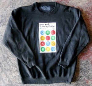 Image of OG SUBWAY GUIDE CREW-NECK