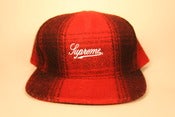 Image of Supreme Snapback Red Flannel