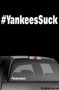 Image of #YankeesSuck Vinyl Decal