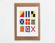Image of Nautical Flags Print
