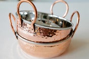 Image of Copper dish with handles