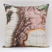 Image of Vintage ANCIENT SYRIA 18" x18" Map Pillow Cover