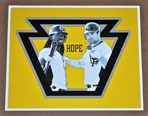 Image of Andrew McCutchen / Neil Walker Pittsburgh Pirates "Hope" print by Backpage Press