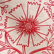 Image of Linen Tea Towel • Tomato Filigree