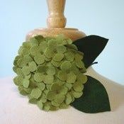 Image of large hydrangea // sprout green headband