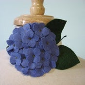 Image of large hydrangea // periwinkle headband