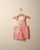 Image of c. 1950s checked cotton dungarees