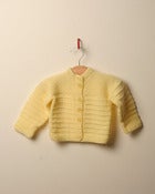 Image of SALE c. 1980s hand knit striped cardigan