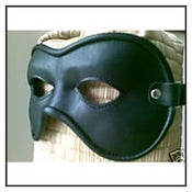 Image of Fetish Mask In Leather For Discreet Swinger (JL5174)