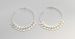 Image of Leaf Hoops | Silver