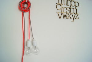 Image of Lampe baladeuse très tendance ! (2coloris corail néon ou gris brillant)