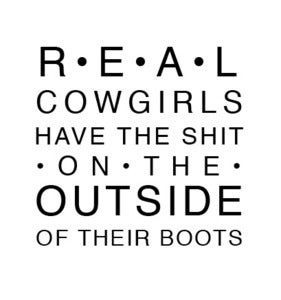 Image of REAL COWGIRLS T-Shirt / Organic Bamboo