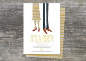 Image of Party Shoes Invite (10)
