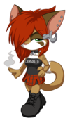 Image of Chibi Max vinyl sticker
