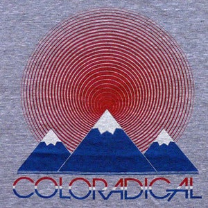 Image of Coloradical Sun Mountain T-Shirt and Tank Top
