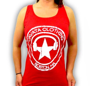 Image of CAVATA Seal Red Tank - Girls