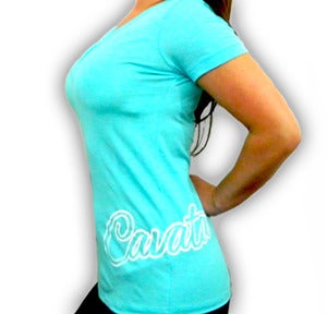 Image of Hip Script V-Neck - Girls