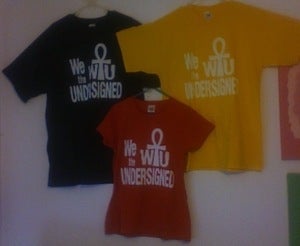 Image of T-shirt (Men) - We the Undersigned WtU 