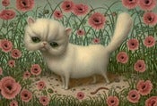 Image of Marion Peck "Big White Pussy" Print